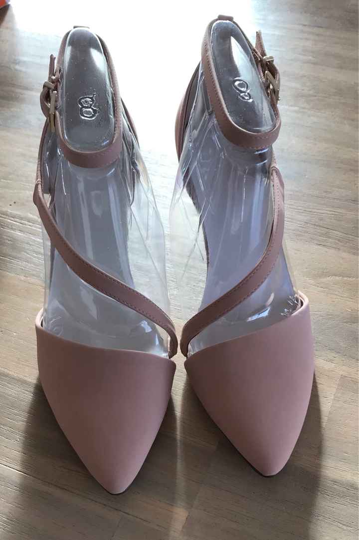 Chaussures rose poudré - 1