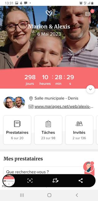 Tu es à combien de jours de ton mariage ? 🥰 1