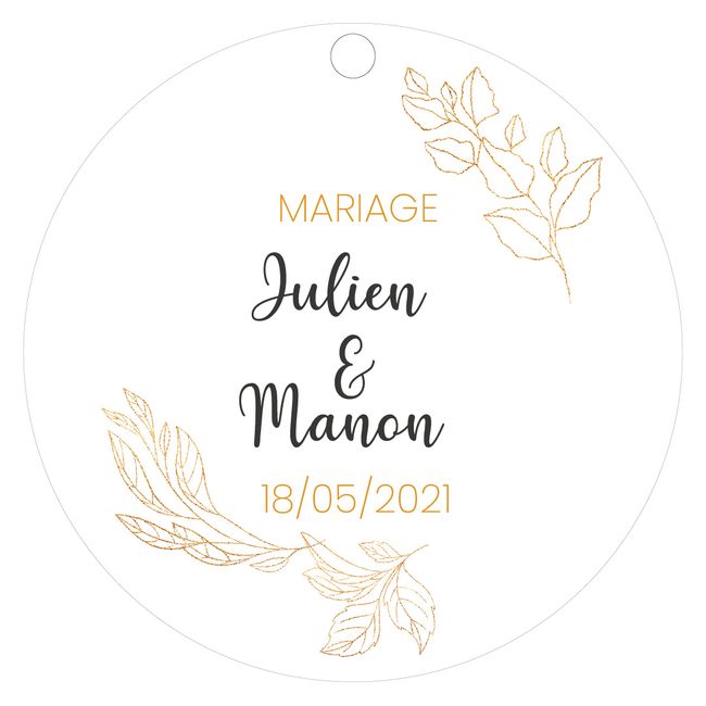 éTiquettes autocollantes pour cadeau invités 1