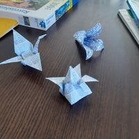 Décoration plafond origami - 1