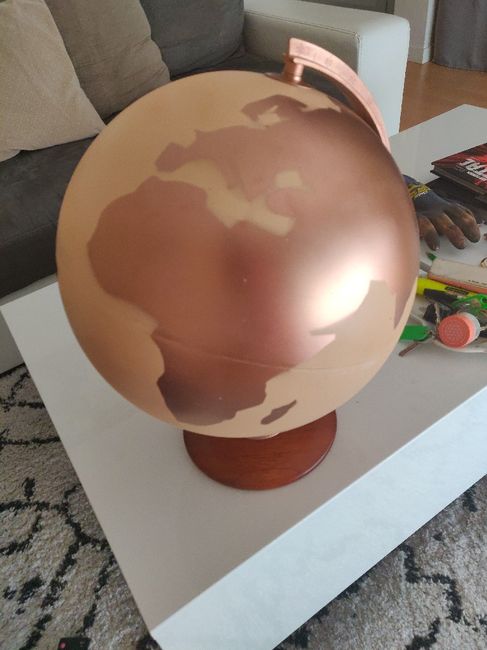 Globe customiser urne à enveloppe 1
