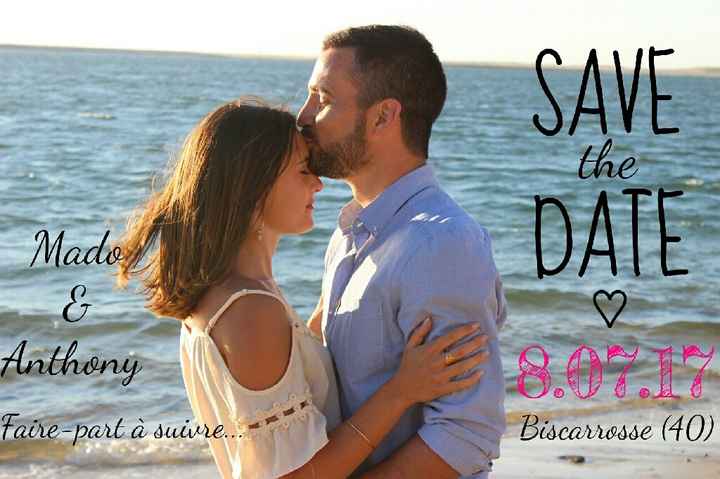 Save the date vidéo et site mariage - 1