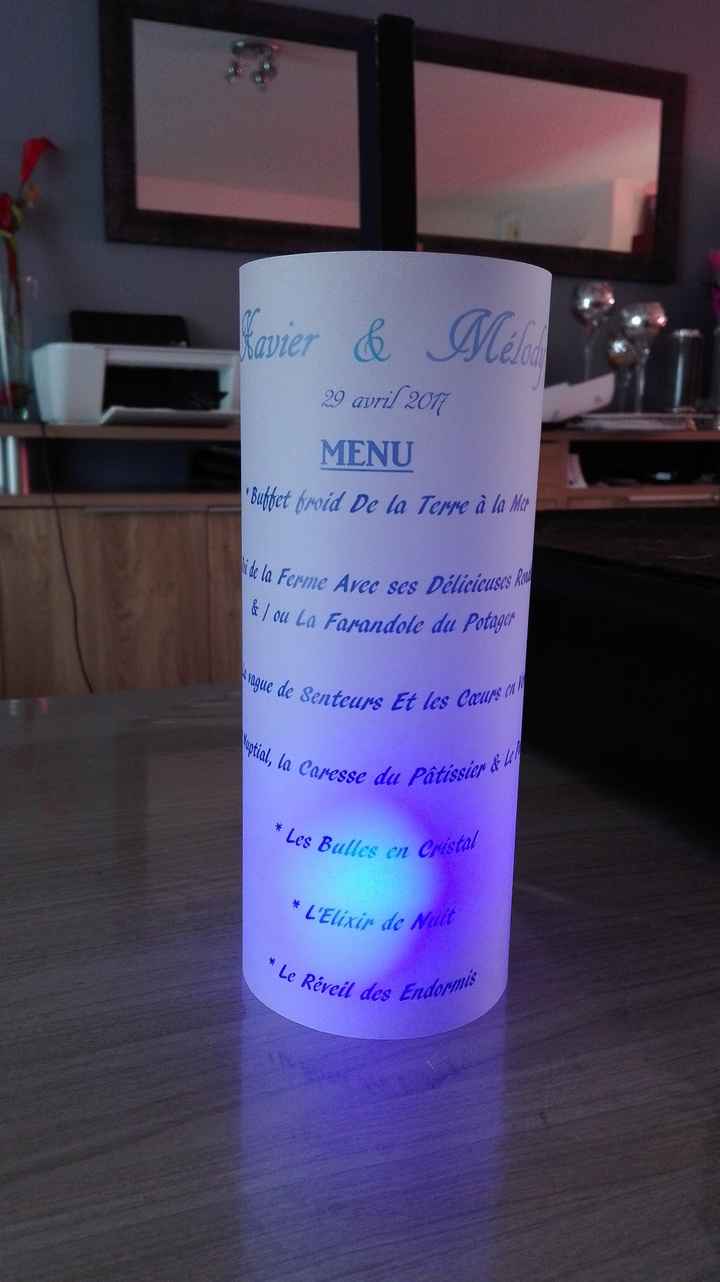 menu photophore