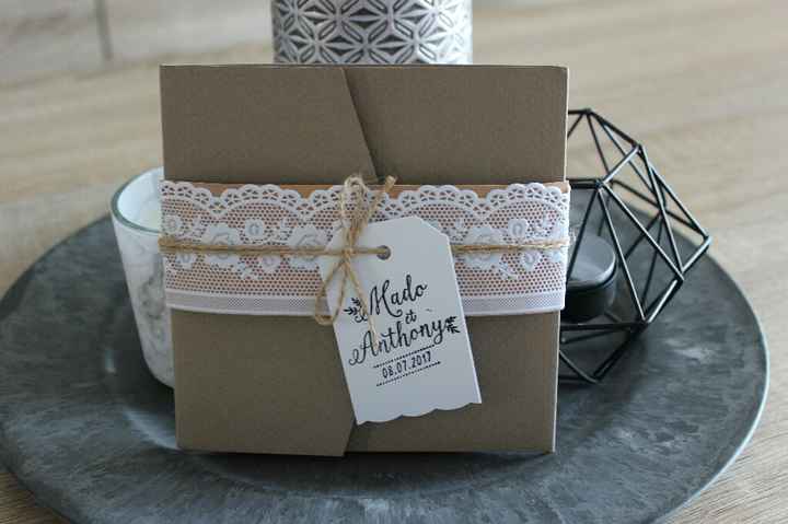 Je vous montre enfin mes faire-parts ! - 1