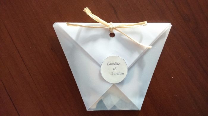 sachet confettis DIY