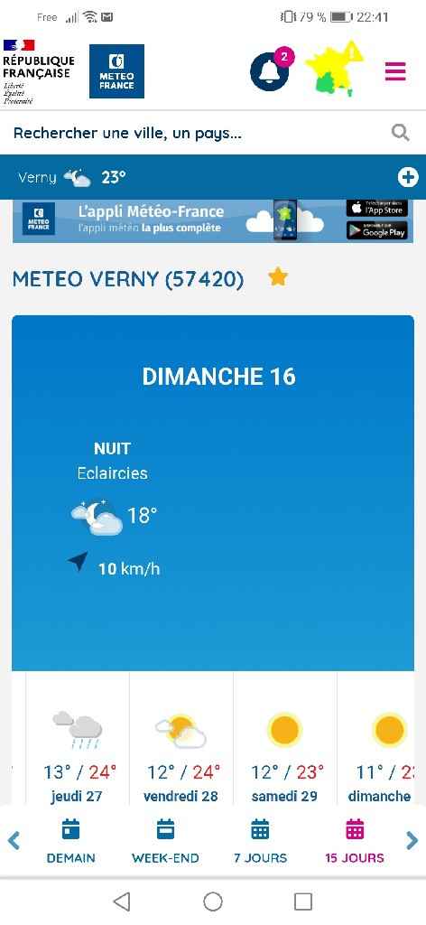 Futures mariées du 29.08.2020 point météo? - 1