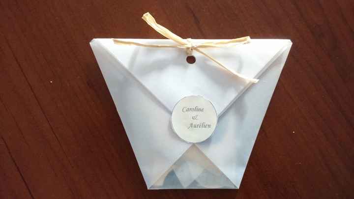 sachet confettis DIY
