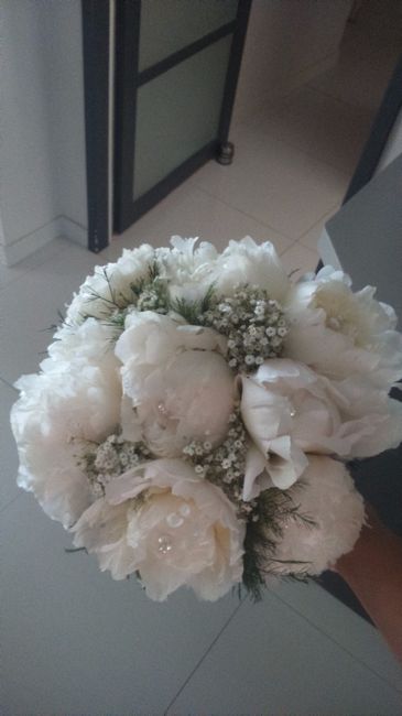 bouquet en pivoines