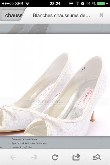 Chaussures dentelle 