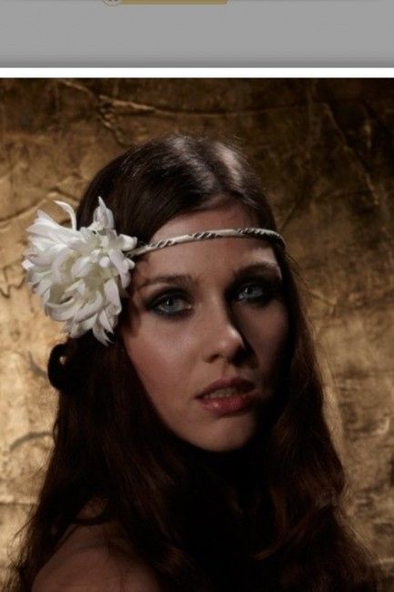 Headband cheveux fleur