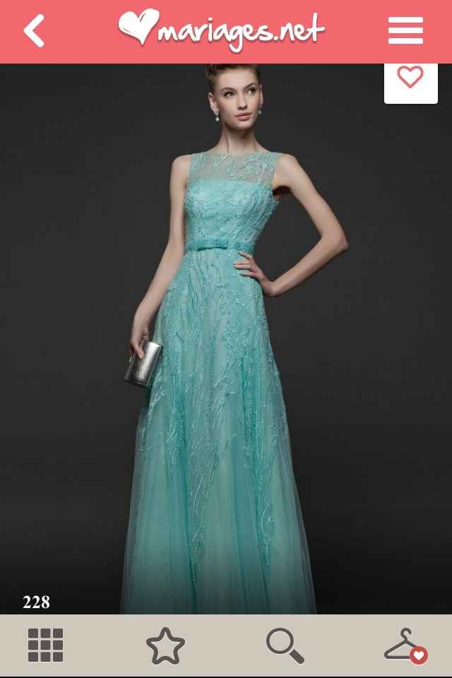 Robe de soirée du 9 juin