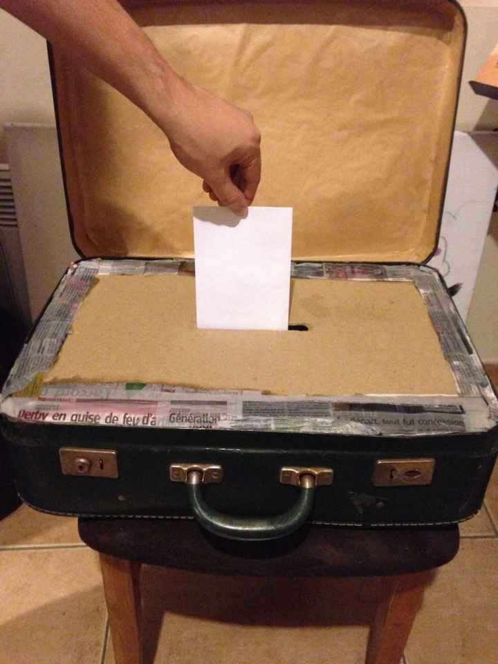 Diy : urne en valise - 1