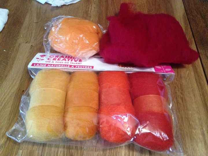 Diy : marque place automne - 2