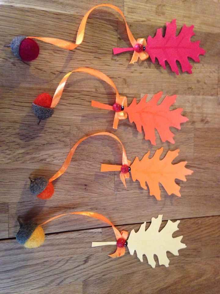 Diy : marque-place automne - 1