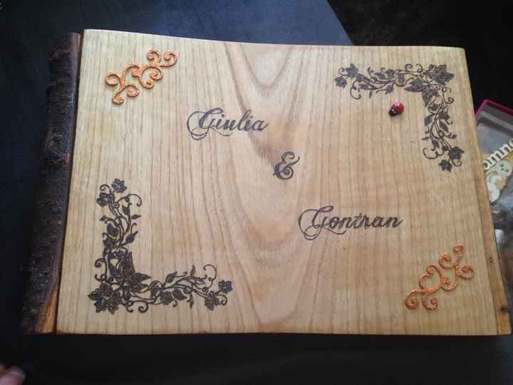 Diy : urne valise, photophore, et livre d'or thème automne - 5