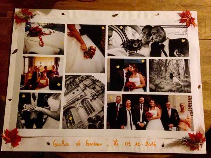 Poster photo de notre jour j - 1