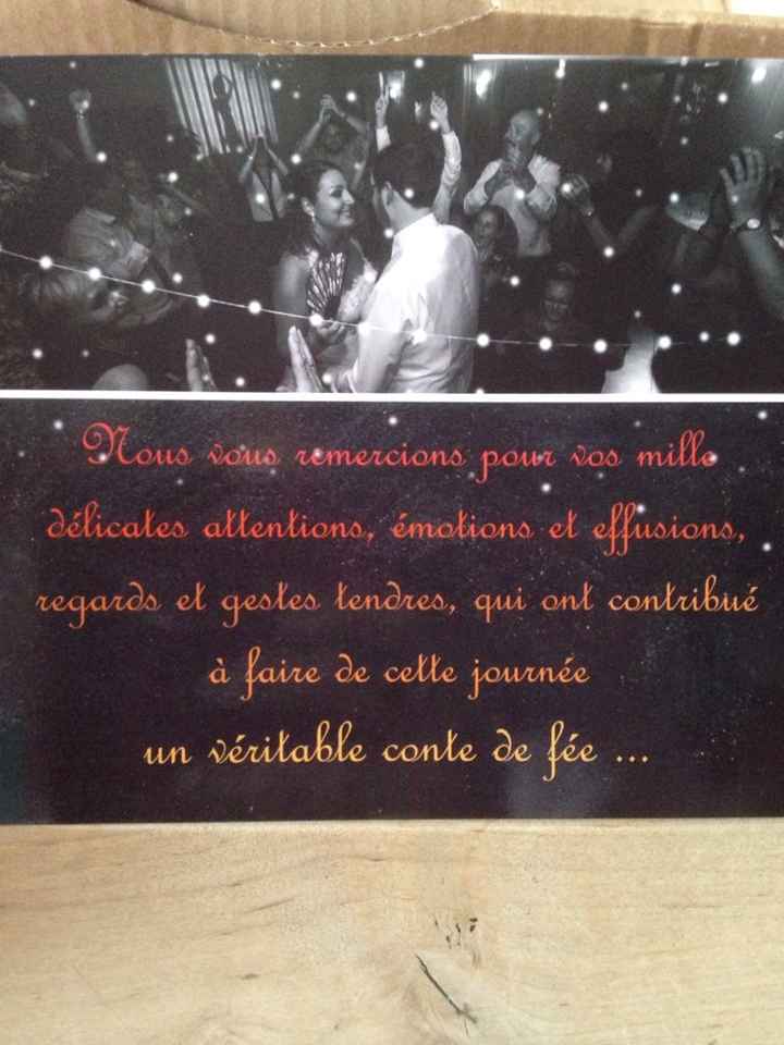 Nos cartes de remerciement sont la ^^ - 4