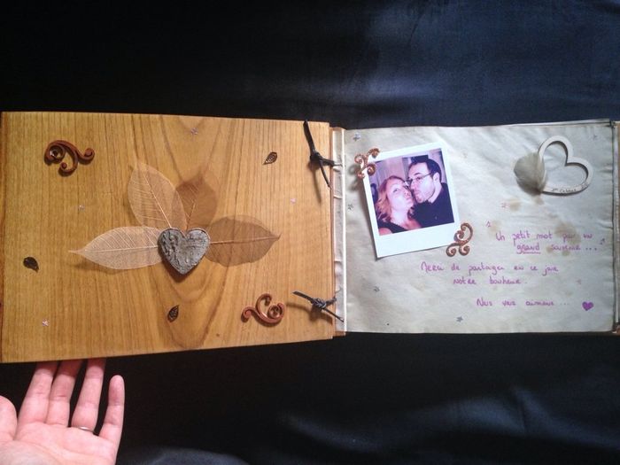 Diy : urne valise, photophore, et livre d'or thème automne - 6