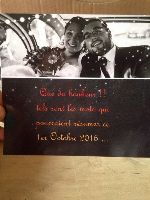 Nos faire parts de remerciement - 4