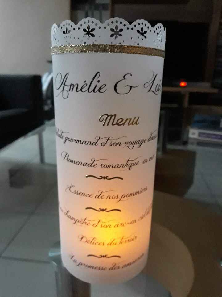 Menu photophore - 1
