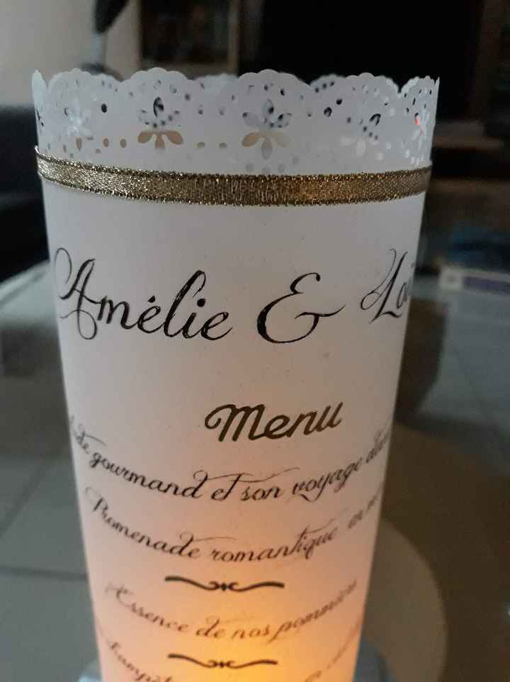 Menu photophore - 2