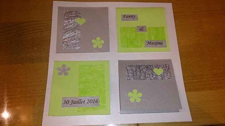 Faire parts diy - 2