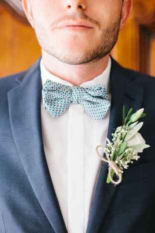 Boutonnière marié, témoins et pères des mariés 2