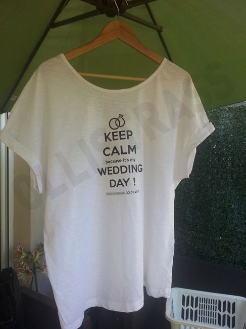 Tee Shirt Mariage !