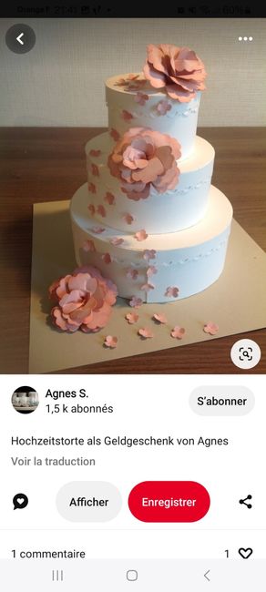 Urne wedding cake 5