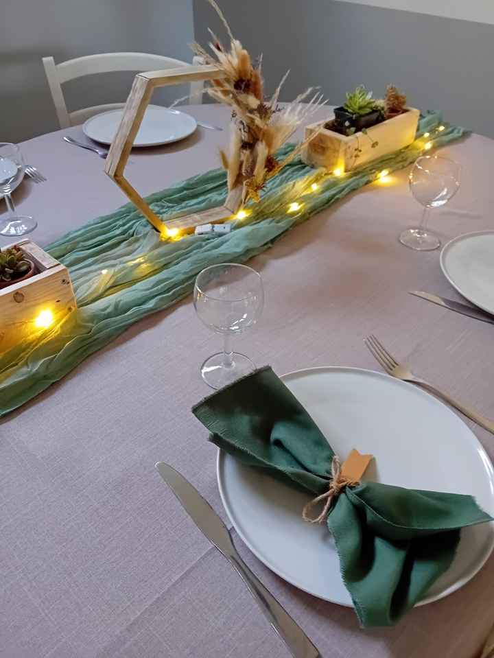 Déco de table, besoin d'avis... - 1