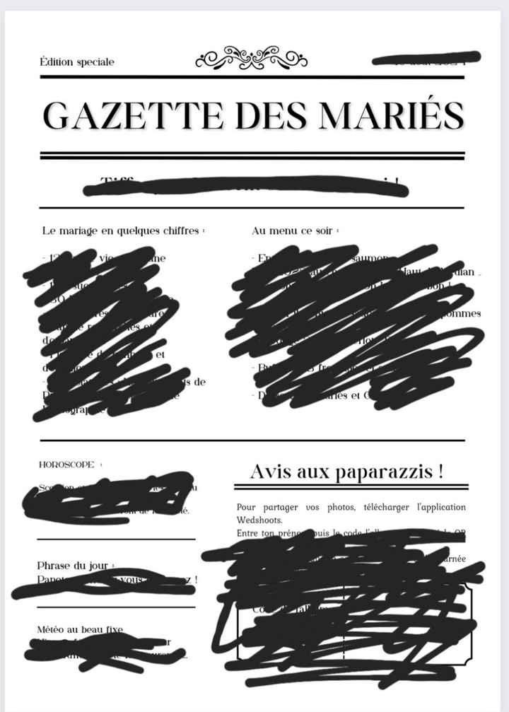 La gazette des mariés - 1