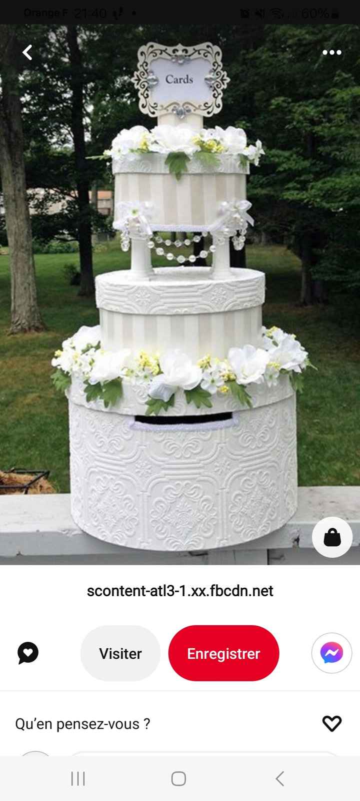 Urne wedding cake - 1