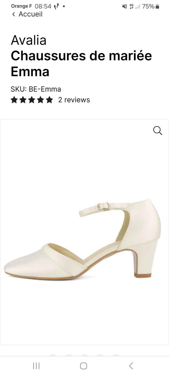 Chaussures mariée - 1