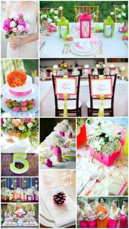 mariage fluo