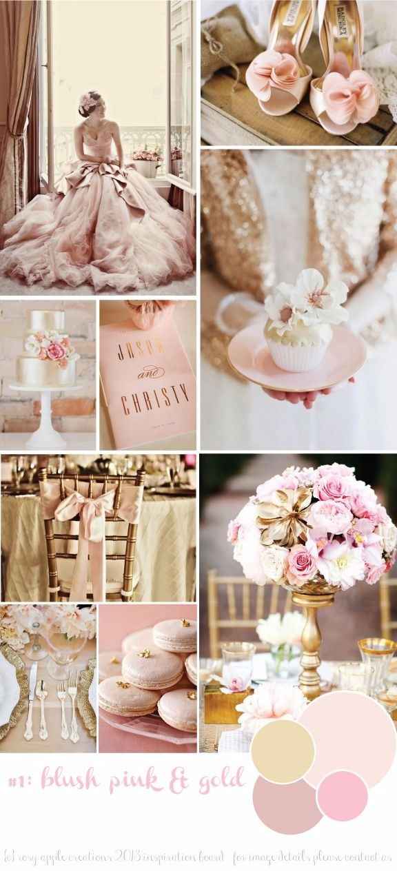 1 rose et or