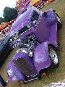 5 voiture mariage violet