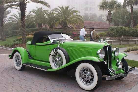 11 voiture mariage vert