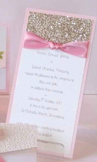 1 faire-part rose