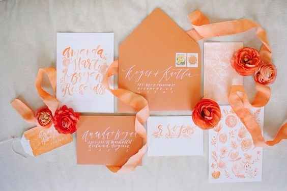 13  faire-part orange