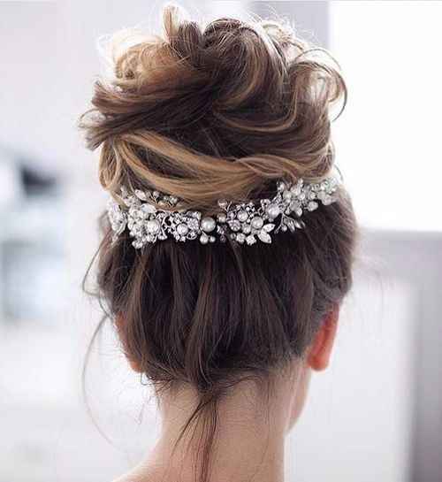 15 Chignon mariée