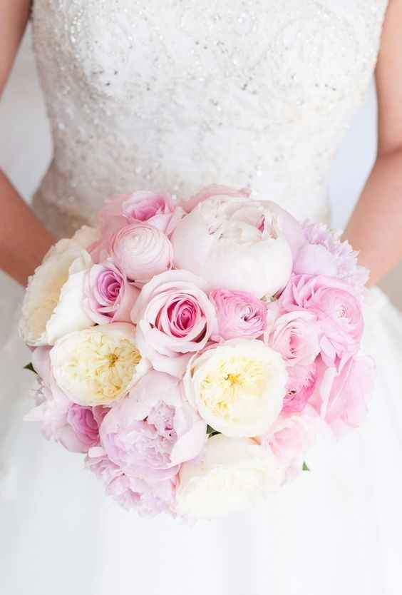 Mariage rose et blanc