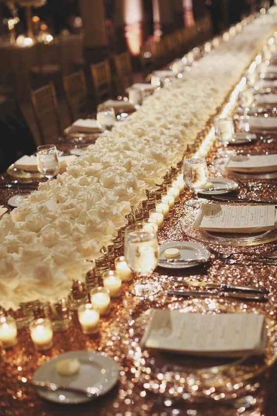 mariage blanc et doré
