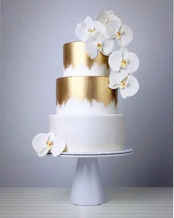 mariage blanc et doré