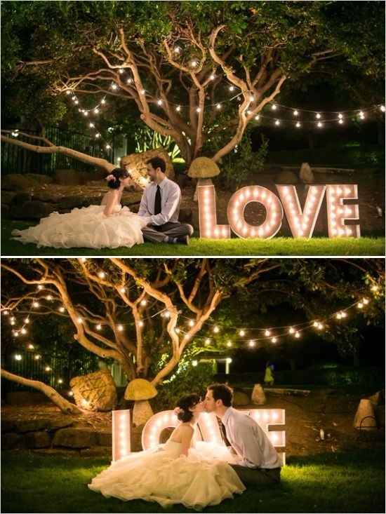 2. lettres lumineuses mariage