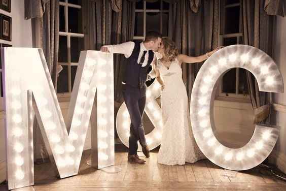 7. lettres lumineuses mariage