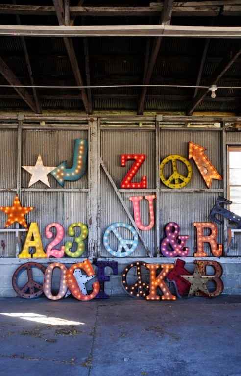 8. lettres lumineuses mariage