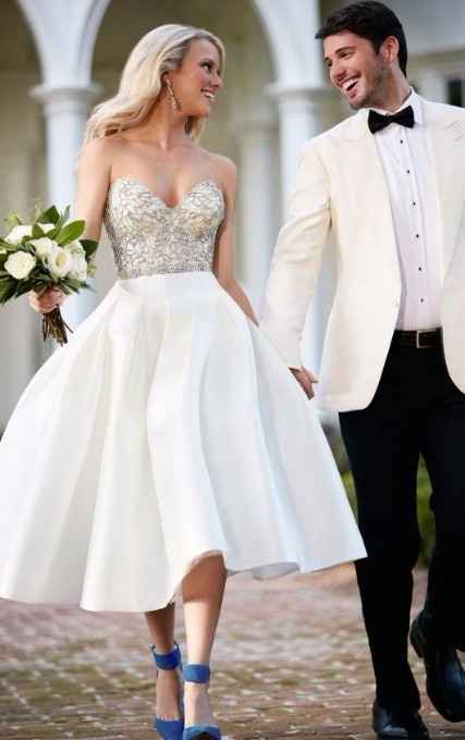 4. robe de mariée courte