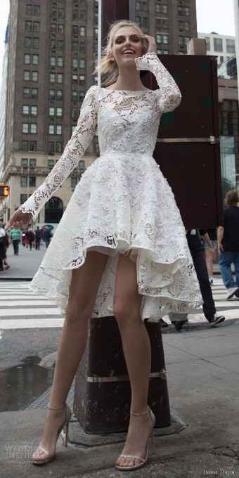 6. robe de mariée courte