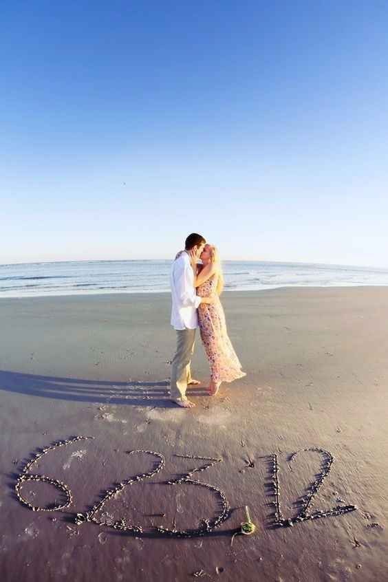 1. Save the date à la plage