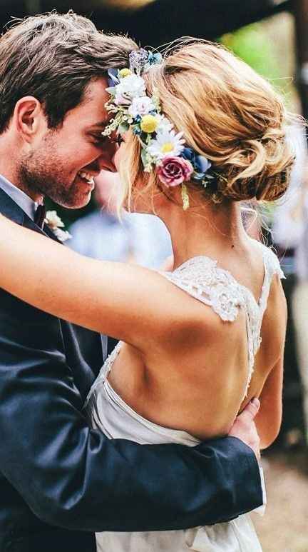 1. couronne de fleurs